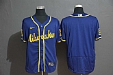 Brewers Blank Royal Nike 2020 Flexbase Jersey,baseball caps,new era cap wholesale,wholesale hats